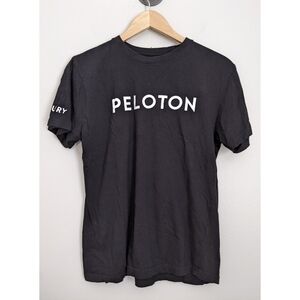 Peloton Black Century Short Sleeve Logo T-shirt
